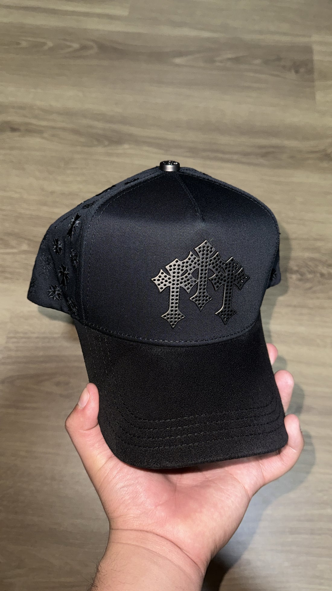 Barbas Hats X Rich the kid Chrome Total Black
